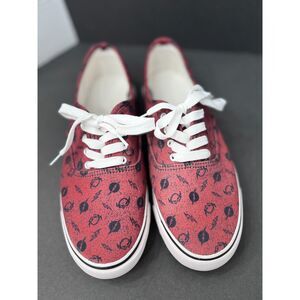 Women's or Mens Unisex The Flash 10.5 W / 9 M Red Canvas Classic Sneakers DC